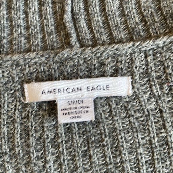 American Eagle Sage Knit V Neck Cardigan - Picture 6 of 9